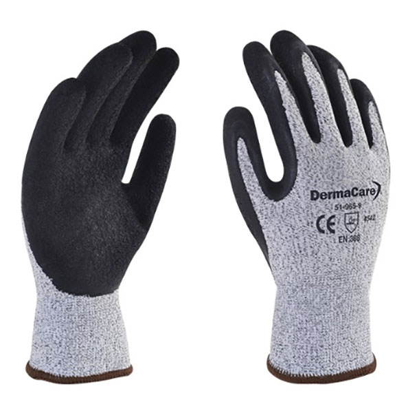 GUANTE ANTICORTE CON LATEX EN PALMA DERMACARE Mod. 51-965