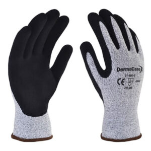 GUANTE ANTICORTE CON NITRILO MICROPOROSO DERMACARE Mod. 51-680