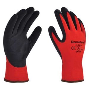GUANTE NYLON ROJO CON POLIMERO EN PALMA MOD.51-830