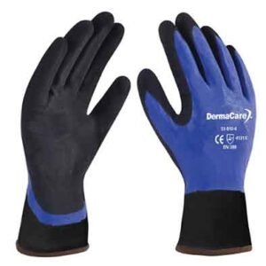 GUANTE POLIESTER RECUBIERTO DE  NITRILO AZUL MOD. 51-910