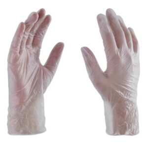 GUANTE VINYL DESECHABLE C/POLVO
