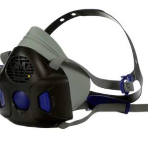 RESPIRADOR MEDIA CARA CON DIAFRAGMA PARLANTE SECURE CLICK 3M HF-802SD