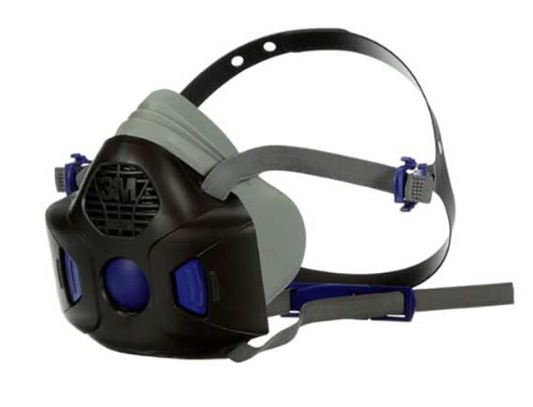 RESPIRADOR MEDIA CARA CON DIAFRAGMA PARLANTE SECURE CLICK 3M HF-802SD TALLA CHICA MM-HF-801SD - Image 2